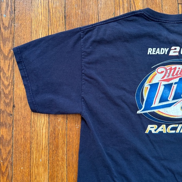 1999 Rusty Wallace NASCAR Miller Lite Ready 2 Race Vintage T-Shirt - Picture 9 of 11